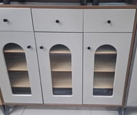 دولاب مودرن لون بني عدة مقاسات