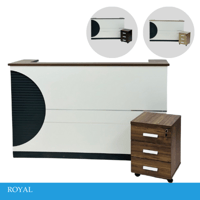 كاونتر استقبال مع ادراج 180سم