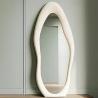 مرايا طويله مودرن لون ابيض