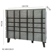 دولاب جزامه ماليزي رمادي عدة مقاسات