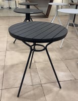 طاولة خارجية سطح خشب مقاس 60 سم