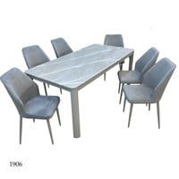 طقم طاولة طعام رخام 6و4 كراسي عدة الوان