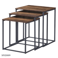 طقم طاولات خدمة عدة الوان