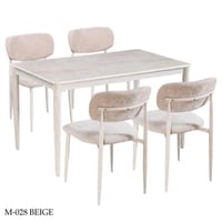 طقم طاولة طعام رخام 4و6 كراسي عدة ألوان