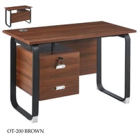 مكتب عمل مع ادراج 100و120 سم عدة الوان