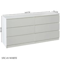 دولاب ابيض عدة مقاسات