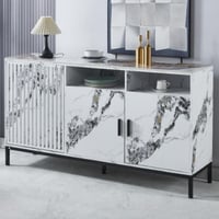 دولاب بوفيه لون ابيض