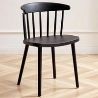 طقم 4 كراسي لون أسود