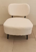 كرسي بوكليه أبيض