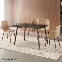 طاولة طعام زجاج 4و6 كراسي عدة ألوان