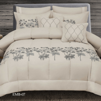 طقم مفارش مطرزات 8 قطعه عدة ألوان