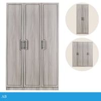 دولاب ملابس رمادي عدة مقاسات