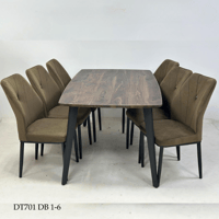 طقم طاولات طعام 6و4 كراسي عدة الوان