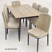 طقم طاولات طعام 4و6 كراسي عدة ألوان