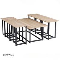 طقم طاولات خدمة عدة ألوان