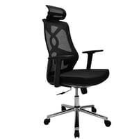 طقم 2 كراسي مكتب لون أسود