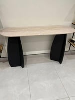 طاولة مدخل اسود مقاس 140سم