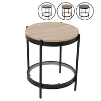 طاولة خدمة خشب وزجاج عدة ألوان