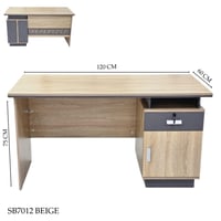 مكتب مع ادراج عدة مقاسات وألوان