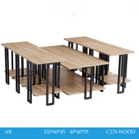 طقم طاولات خدمة عدة ألوان