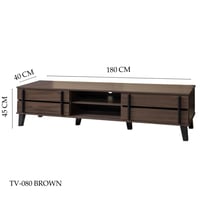 طاولة تلفزيون بني 140و160و180و200 سم