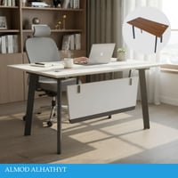 مكتب مودرن 120سم عدة الوان