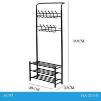 علاقة ملابس رفين عدة موديلات