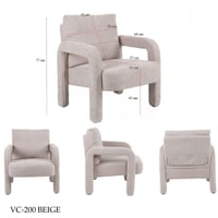 كرسي مفرد فاخر بتصميم مميز وعصري