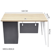 مكتب مودرن 120و140سم عدة الوان