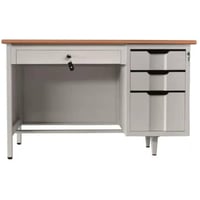 طاولة مكتب مودرن مع ادراج مقاس 140 سم