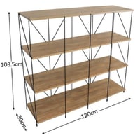 رف تخزين عدة أدوار وألوان