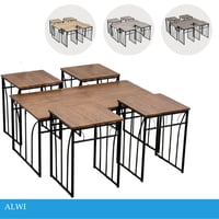 طقم طاولات وسط وخدمة عدة الوان