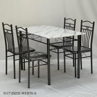 طقم طاولات طعام 4كراسي عدة الوان