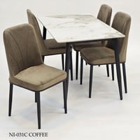 طقم طاولة طعام بورسلان 6و4 كراسي عدة ألوان