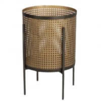 مركن زرع قصير حجم وسط لون بني