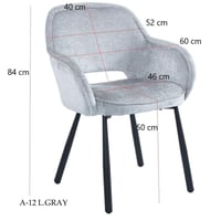 طقم 2 كراسي عدة ألوان