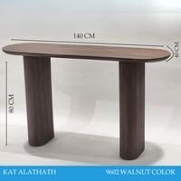 مدخل كونسول لون خشبي