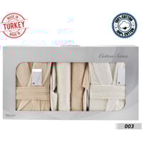 طقم روب حمام تركي 11قطعه عدة الوان