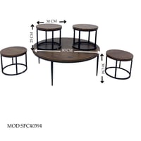 طقم طاولات و خدمة أرضي عدة ألوان