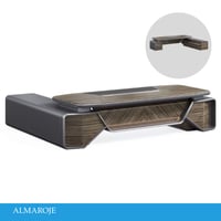 طقم مكتب 280سم مع دولاب وطاوله شاي