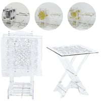 طقم طاولات خدمه اكريلك عدة موديلات