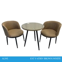 طقم طاولة وكرسيين عدة ألوان