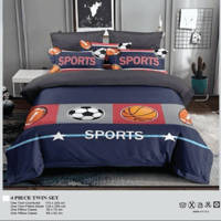 طقم مفرش اطفال 4 قطع عدة الوان