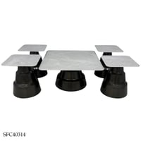 طقم طاولات بورسلان عدة ألوان