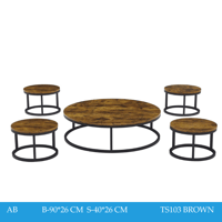 طقم طاولات خدمة عدة ألوان