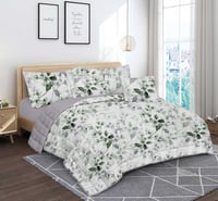 طقم مفارش مضغوط 6 قطعه عدة ألوان