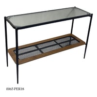 كونسول سطح زجاج أو خشب عدة ألوان