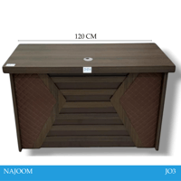 مكتب بني مع ادراج 120 سم