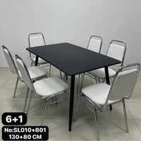 طقم طاولة طعام 6 كراسي عدة ألوان