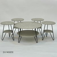 طقم طاولات خدمة وسط عدة الوان